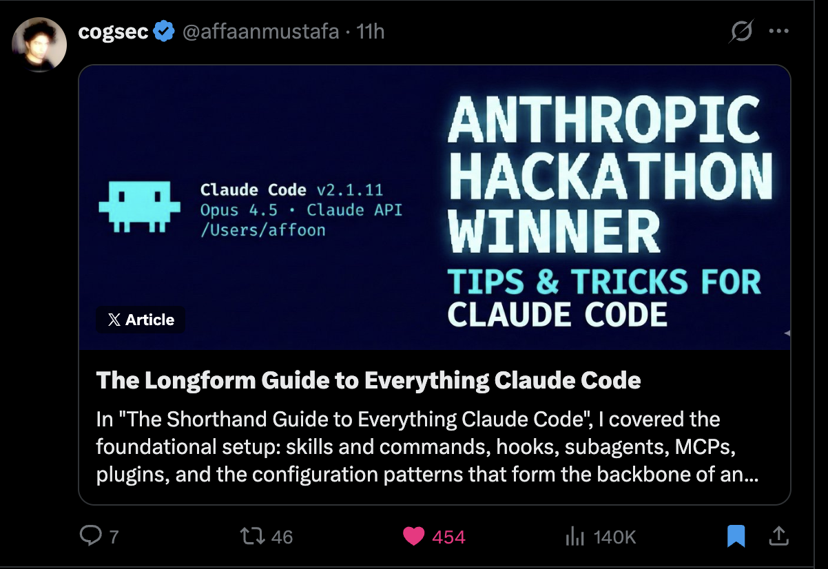The Longform Guide to Everything Claude Code